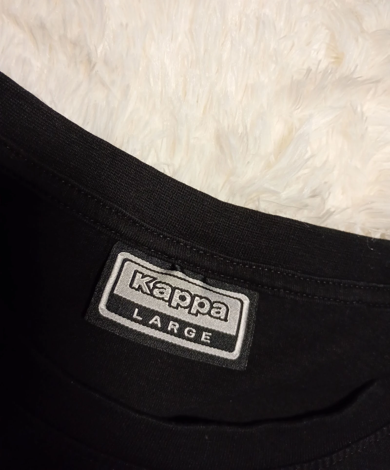 Vintage Kappa Logo T-Shirt Black | Size L – photo 5
